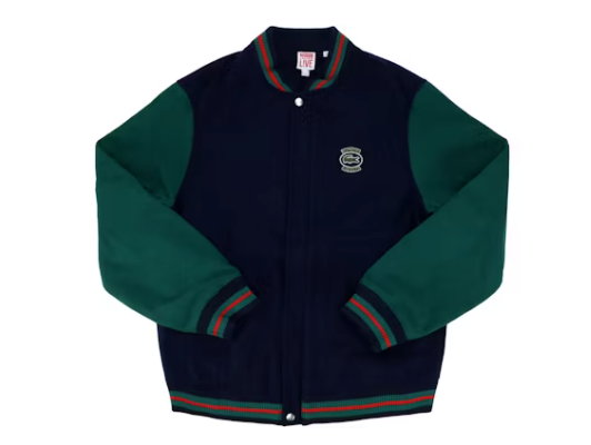 Supreme LACOSTE Wool Varsity Jacket