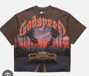 Godspeed Sunset Boulevard T-Shirt Brown