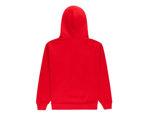 Sp5der OG Web Studded Zip Hoodie Red
