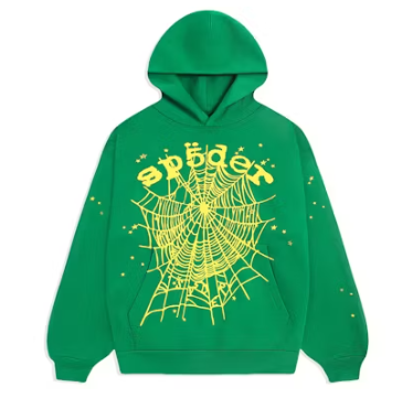Sp5der Star OG Web V2 Hoodie Slime Green
