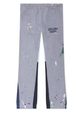 Gallery Dept. Painted Flare Sweat Pants Heather Grey