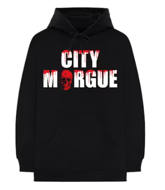 Vlone City Morgue x Vlone Dogs Hoodie Black