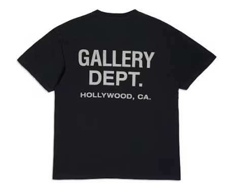 Gallery Dept. Souvenir T-Shirt Black White