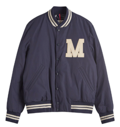 Moncler Lateltin Padded Varsity Bomber Jacket