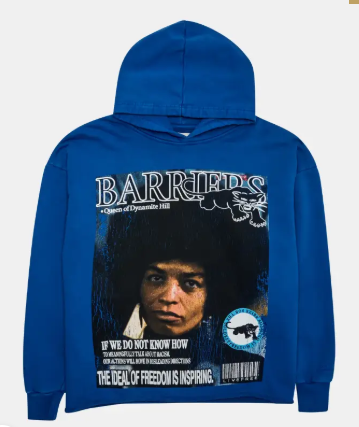 Barriers Angela Davis Queen Of Diamond Hill Hoodie Blue