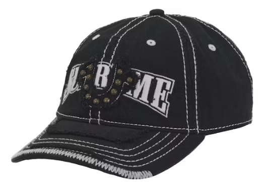 Supreme True Religion Mesh Back 6-Panel Black