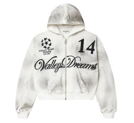 Vale Forever Oreo 14 Zip Up Hoodie Dest/Smoke