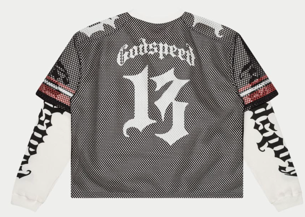 Godspeed TD Layered Jersey (Black/White/Red)