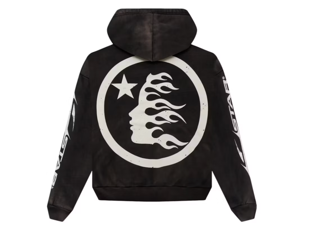 Hellstar Logo Zip-Up Black