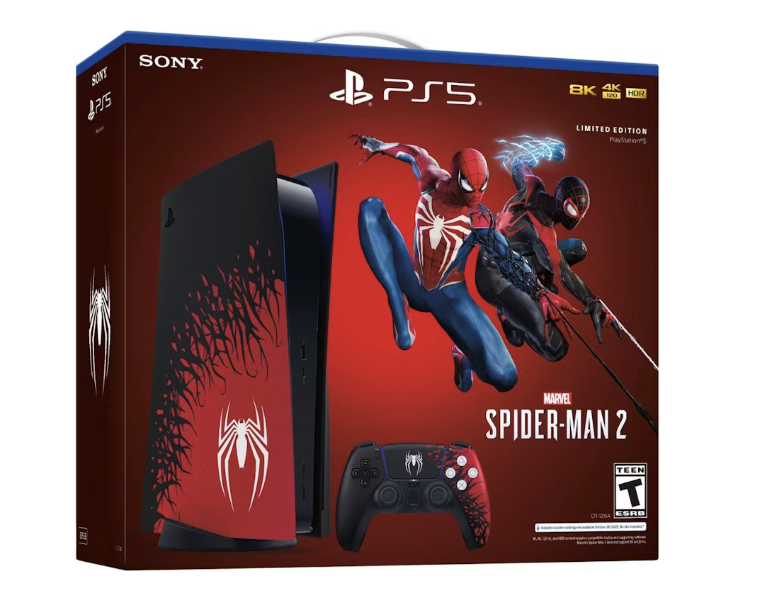Sony PlayStation 5 PS5 Blu-ray Edition Marvel Spider-Man 2 Console Bundle