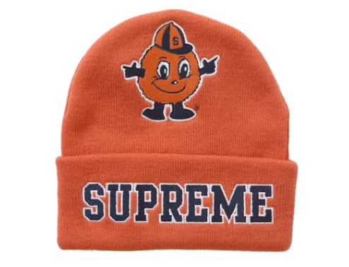 Supreme Mitchell & Ness NCAA Beanie Orange