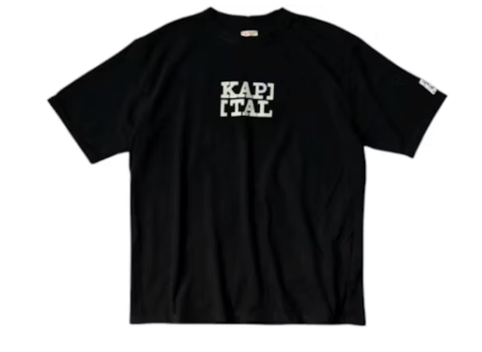 Kapital Rookie Crewneck T-shirt Black