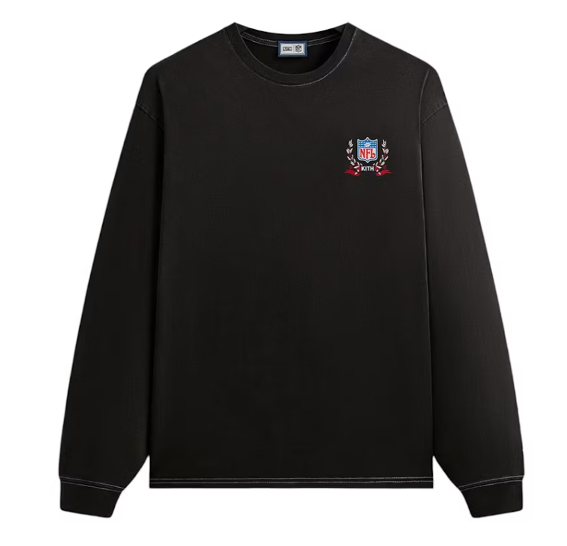 Kith x NFL 47 Giants Vintage Long Sleeve Tee Black