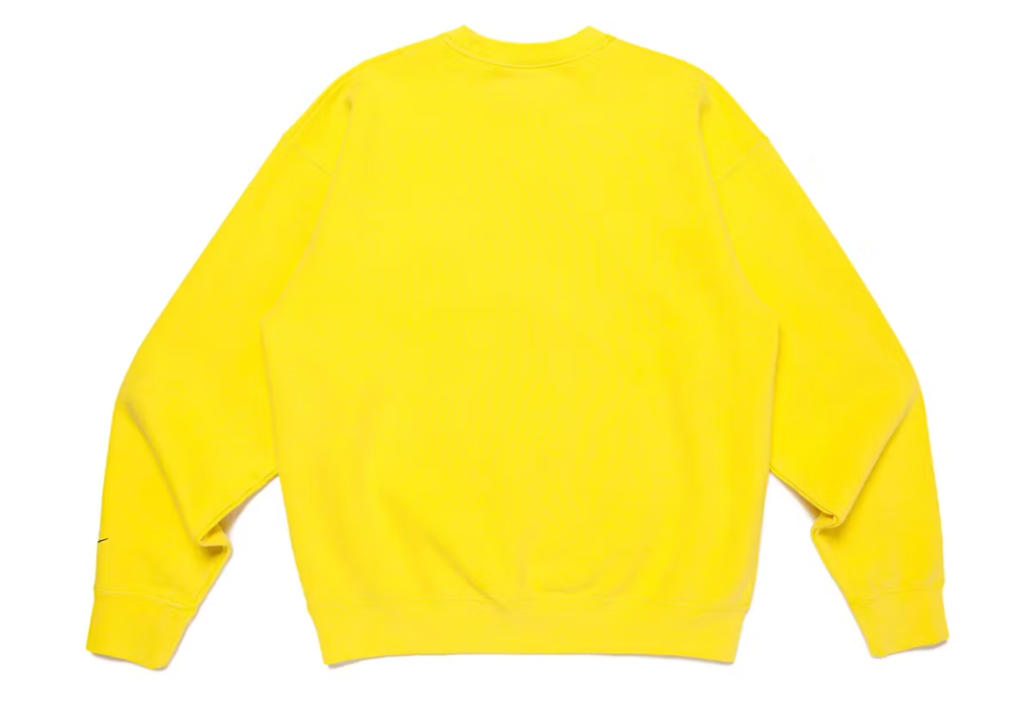 Nike x Nigo NRG Fleece Crew Sweatshirt Yellow