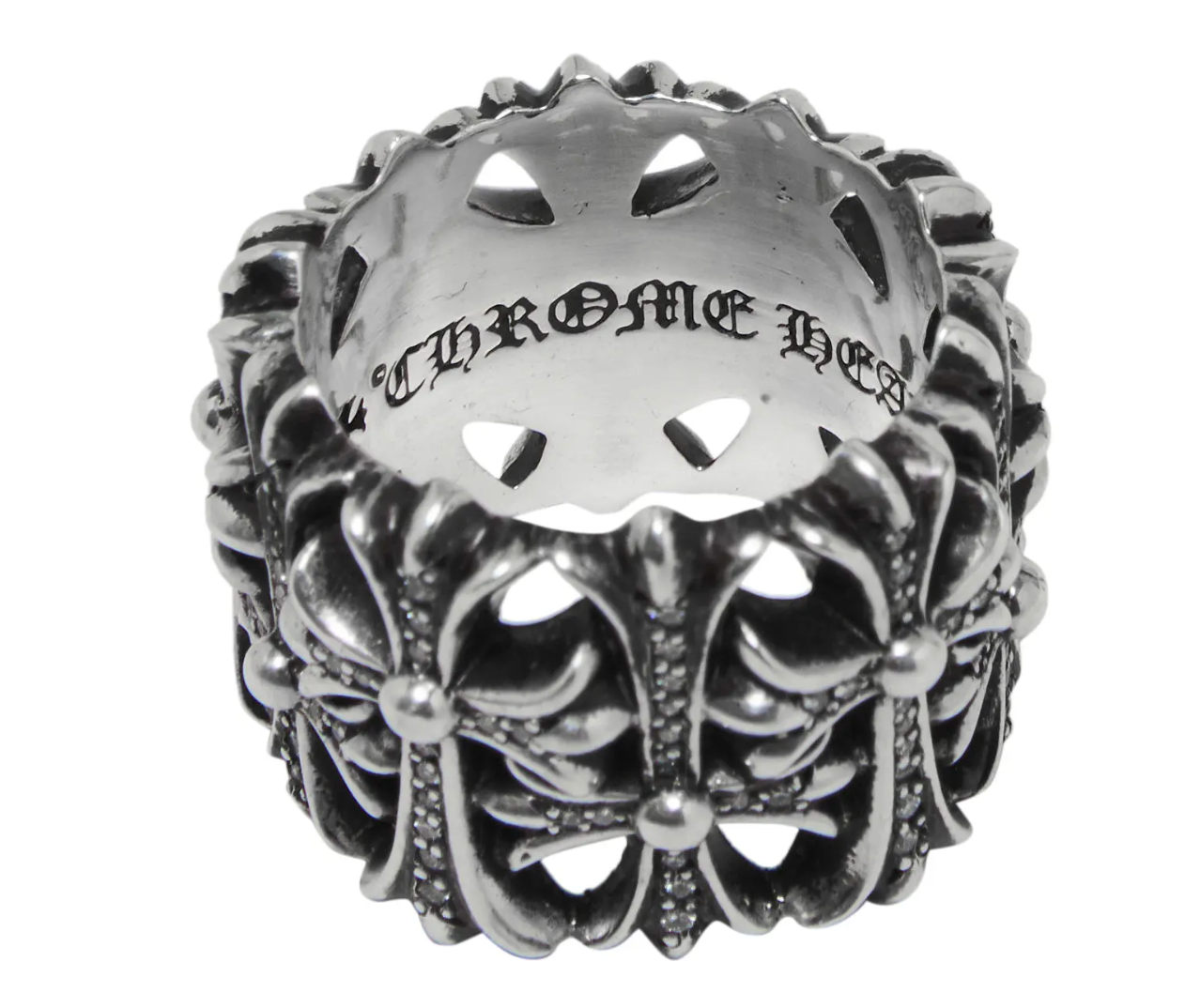 Chrome Hearts Cemetery Ring Silver