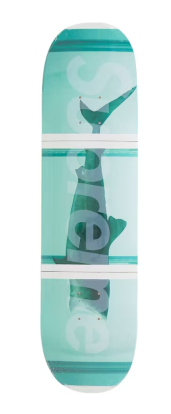 Supreme Damien Hirst Shark Skateboard Deck Multicolor
