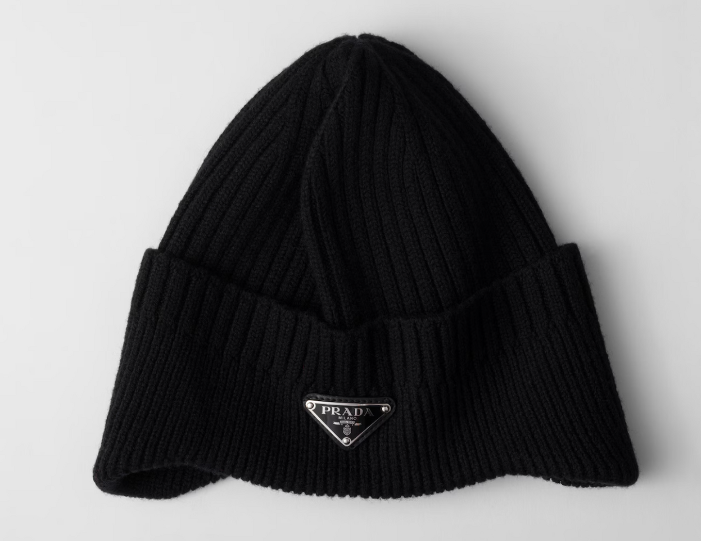 Prada Wool Beanie Black