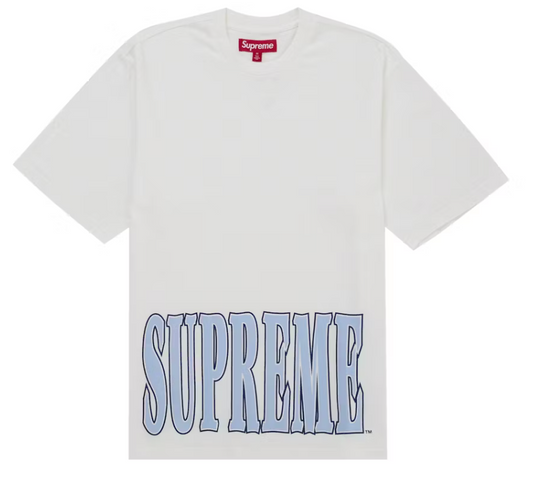 Supreme Cracked Stretch S/S Top White