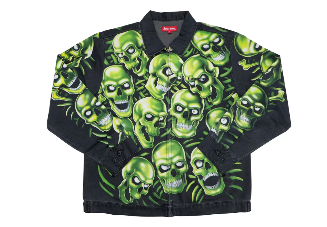 Supreme Skull Pile Work Jacket Multi