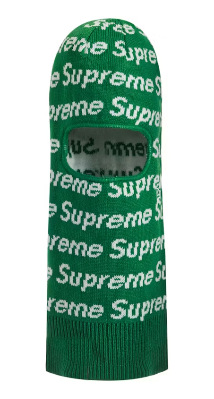 Supreme New Era Repeat Balaclava Green