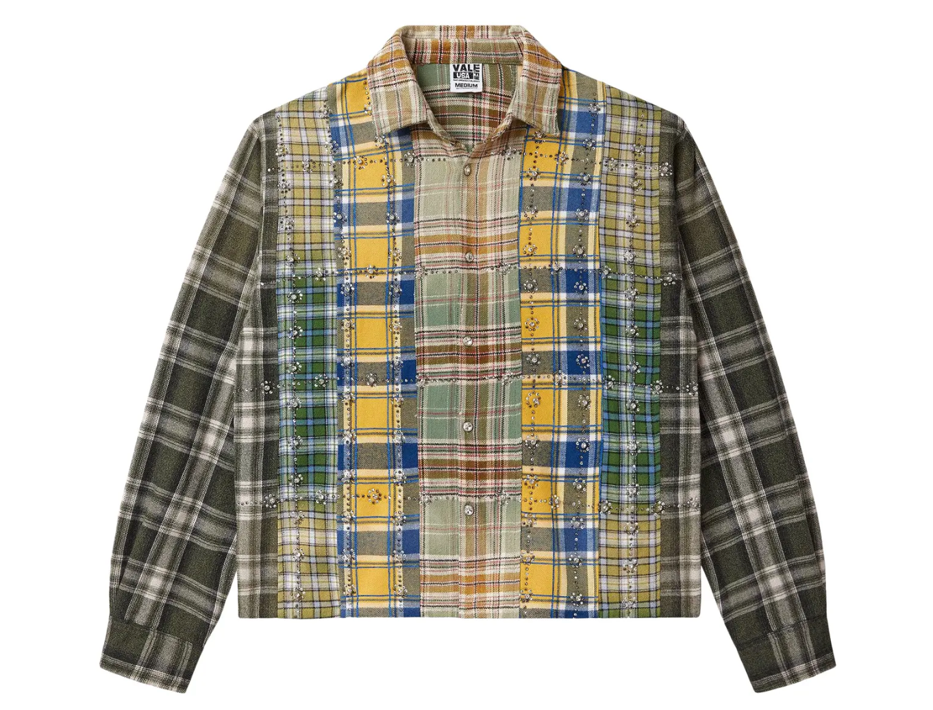 Vale Forever Earth Day Flannel Green/Patchwork