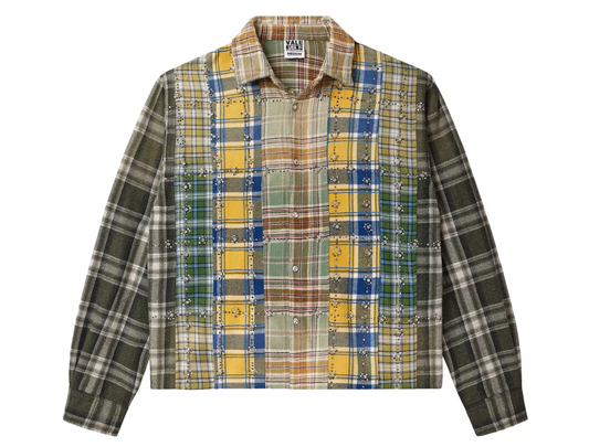 Vale Forever Earth Day Flannel Green/Patchwork