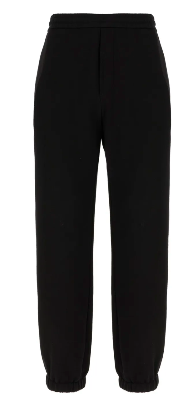 Fendi Logo Side Logo Tape Sweatpants Black
