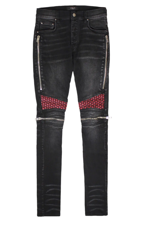 Amiri Velvet PJ MX2 Jeans Aged Black
