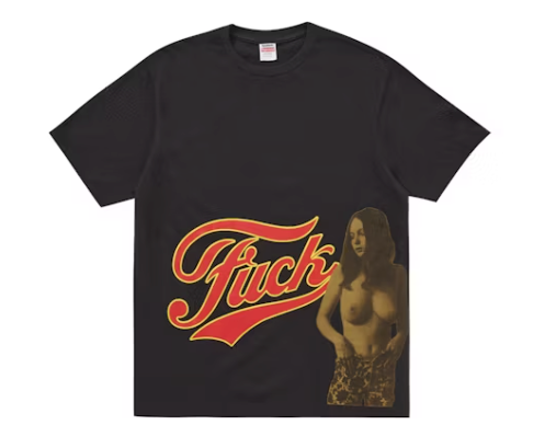 Supreme Hysteric Glamour Fuck Tee Black