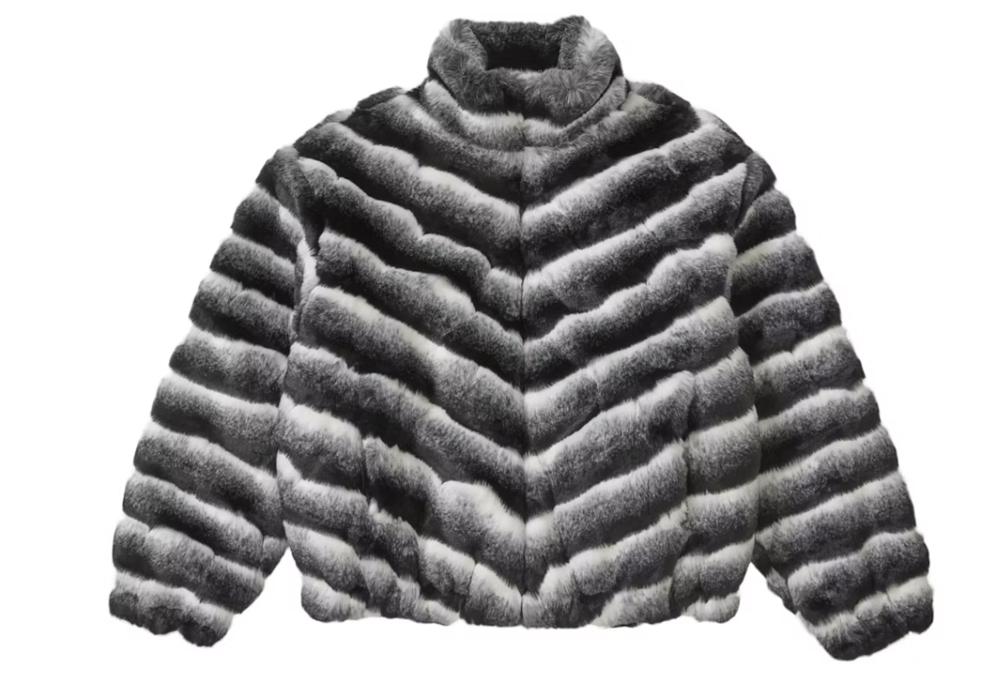 Supreme Faux Fur Jacket Black