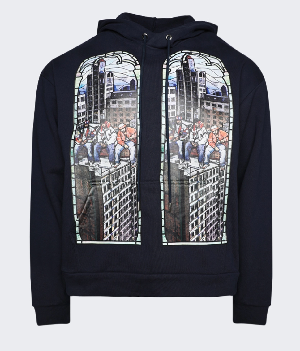 Who Decides War Diplomats Hooded Sweatshirt Navy