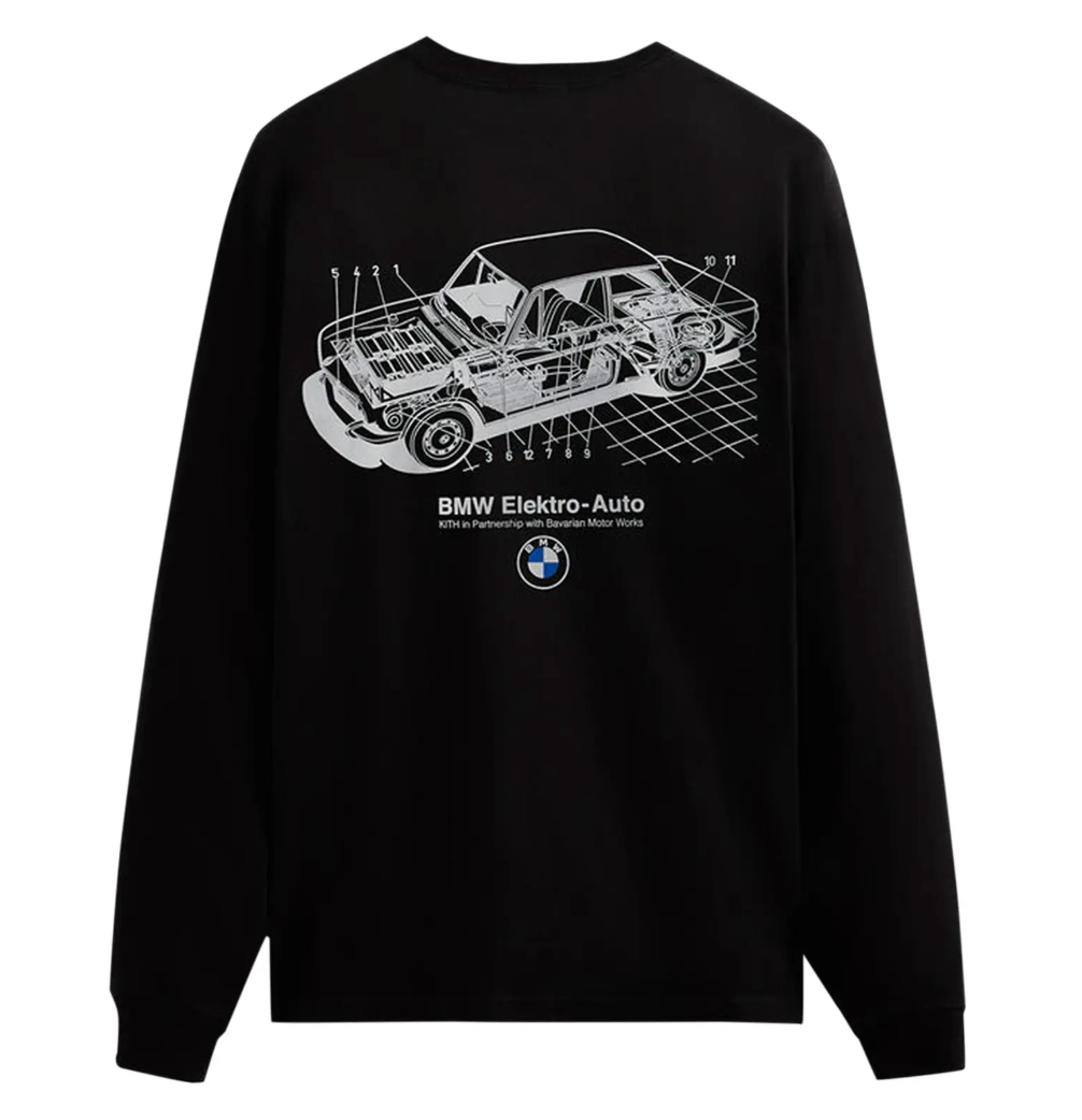 Kith For BMW Mechanical Long-Sleeve Tee Black