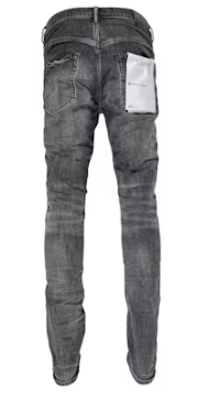 Purple Brand Grey Dirty Blowout Jean Black