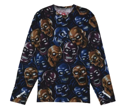 Supreme Marmot Base Layer L/S Top Multicolor