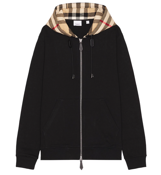Burberry Samuel Zip Hoodie Black