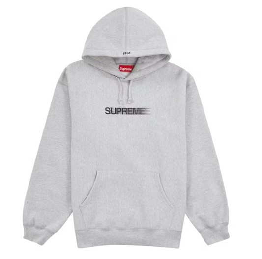 Supreme Motion Logo Hooded Sweatshirt (SS23) Heather Grey