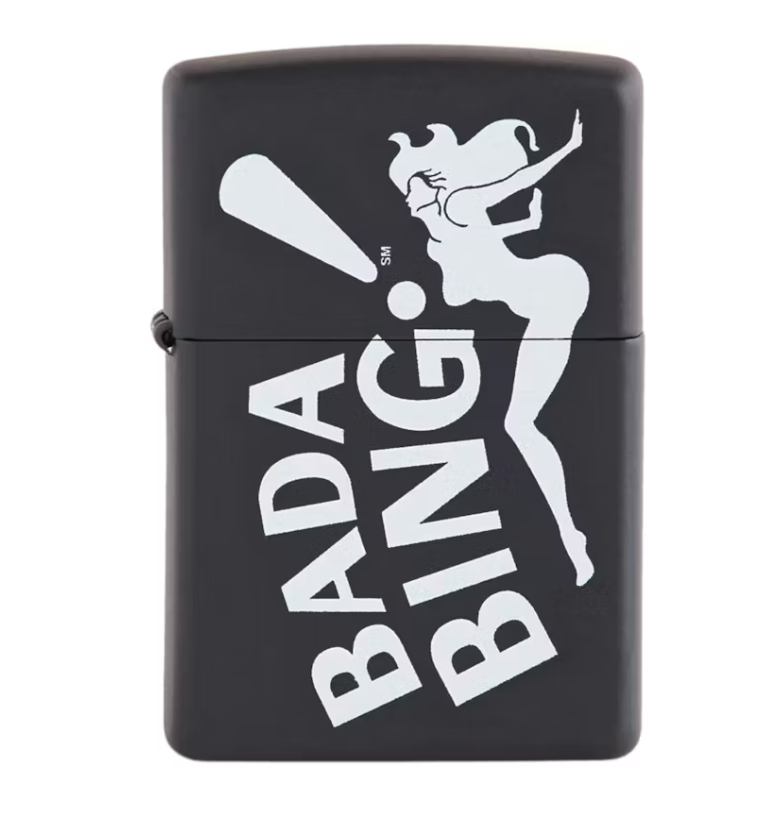 Kith x The Sopranos Zippo Lighter Black