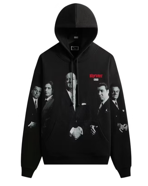 Kith x The Sopranos Arched Character Nelson Hoodie Black