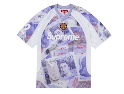 Supreme Pounds Soccer Jersey White