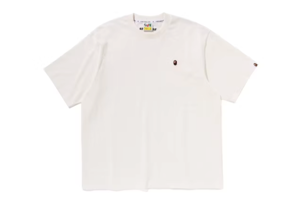 BAPE One Point Relaxed Fit Tee (SS25) Ivory