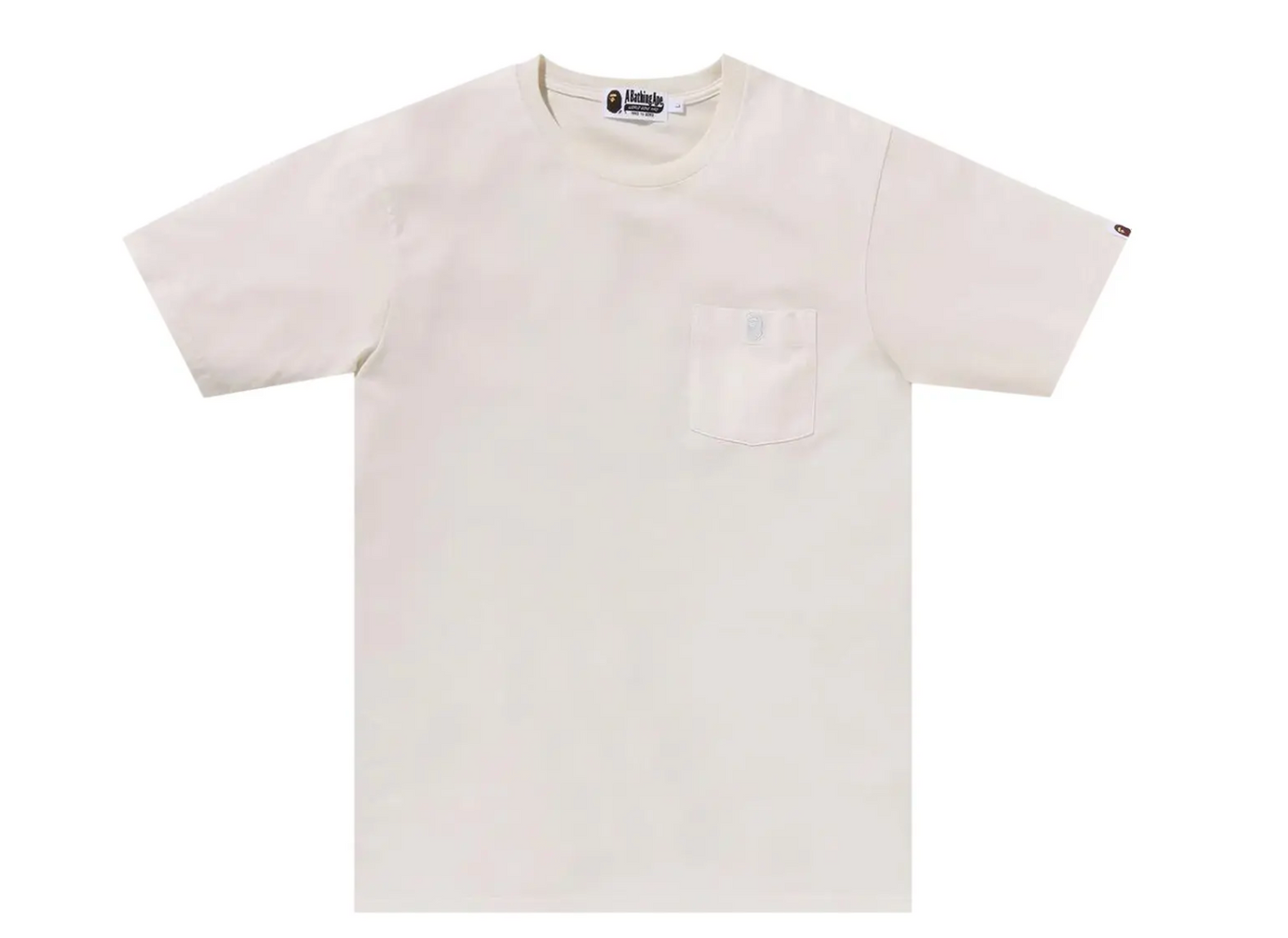 BAPE Gaement Dye One Point Pocket Tee Ivory