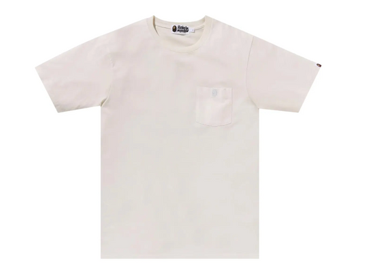 BAPE Gaement Dye One Point Pocket Tee Ivory