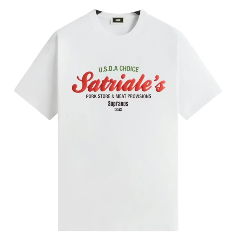 Kith x The Sopranos Satriale'S Vintage Tee White