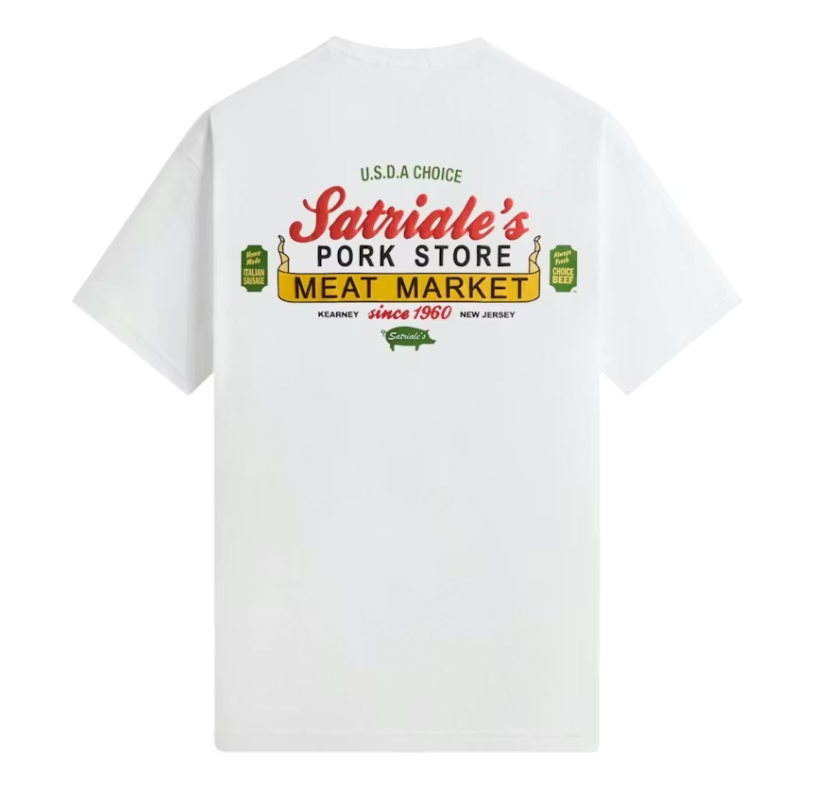 Kith x The Sopranos Satriale'S Vintage Tee White