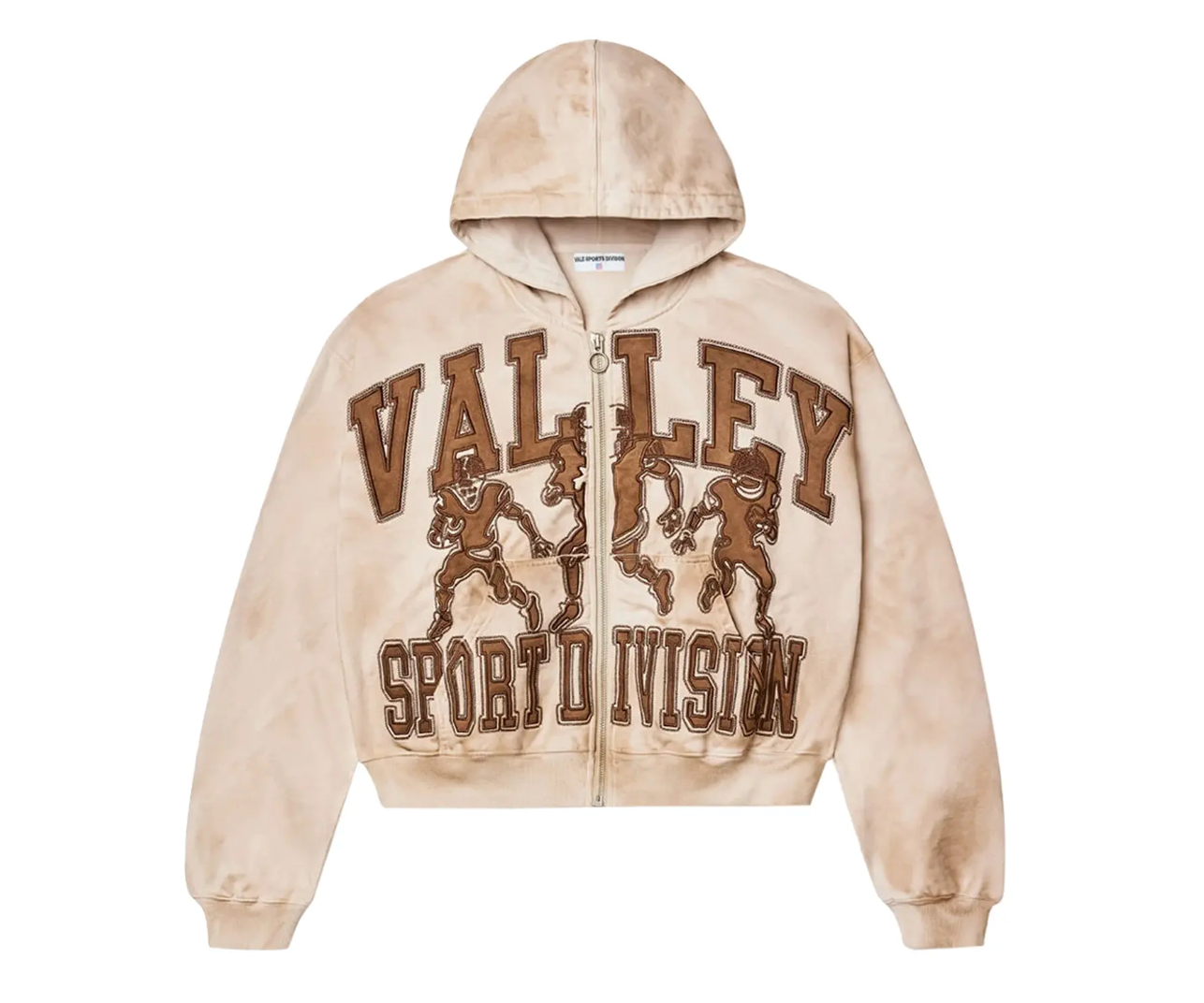 Vale Forever Mud Friday Zip Up Hoodie Brown