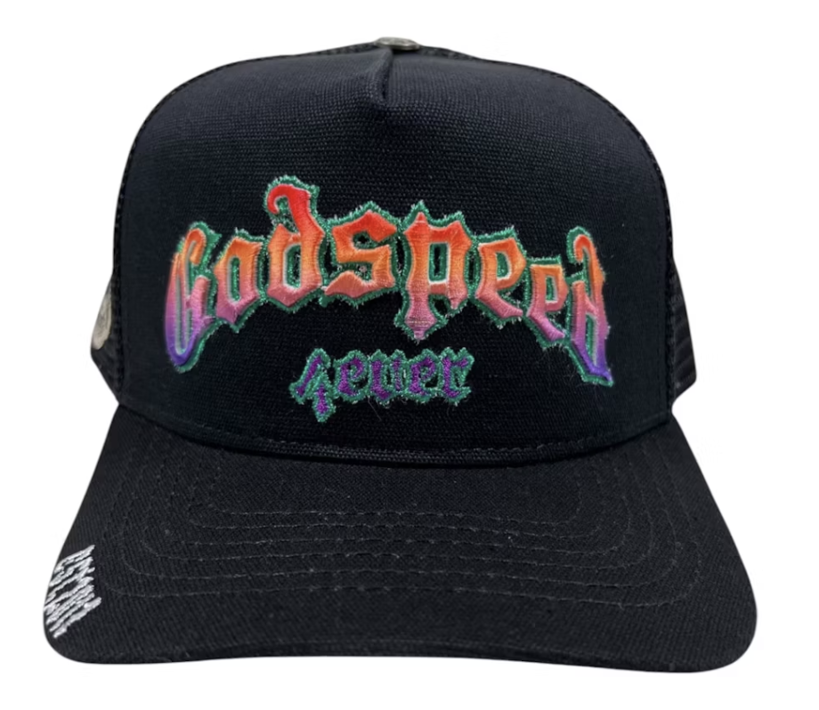 Godspeed GS Forever Gradient Trucker Hat Black/Hawaiian