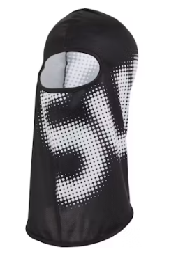 Supreme Halftone Lightweight Balaclava Black