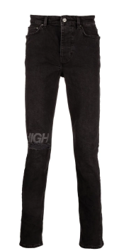 Ksubi High Print Jeans Black