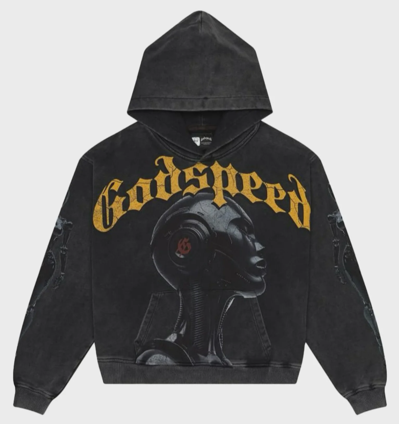 Godspeed Alexa Hoodie Black Wash