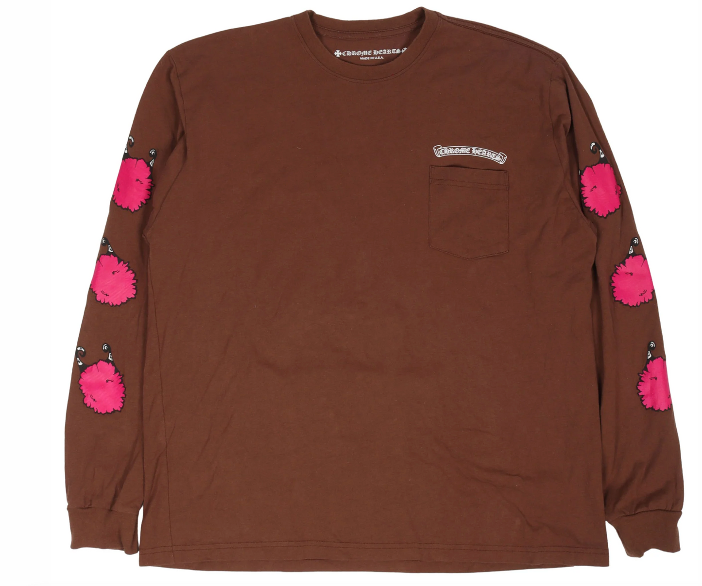 Chrome Hearts Matty Boy Structure Long Sleeve T-Shirt Brown